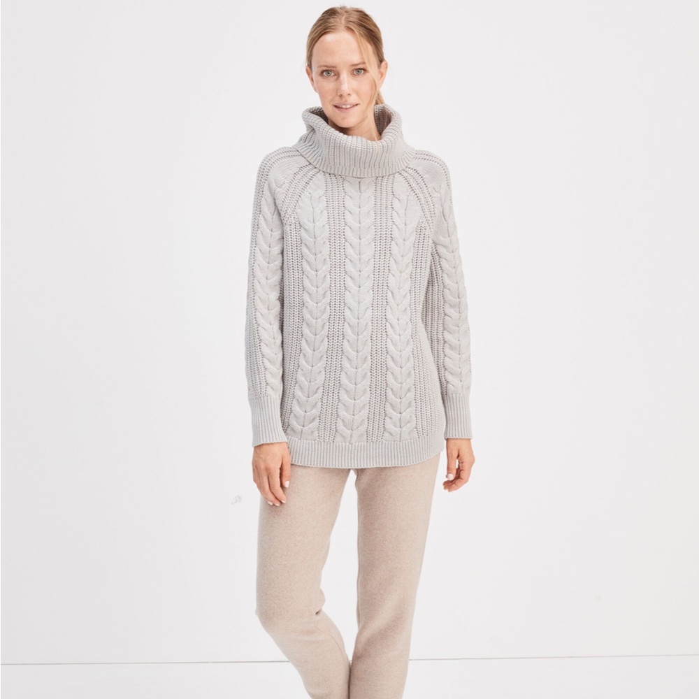 Haven Well Within Cowlneck Cable Knit Sweater